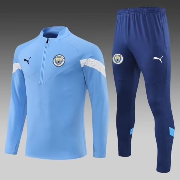 B626 2023 half zipper  manchester city blue kit S-XXL