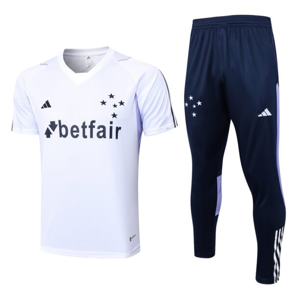 C1021# 2324 Cruzeiro training suit white S-XXL