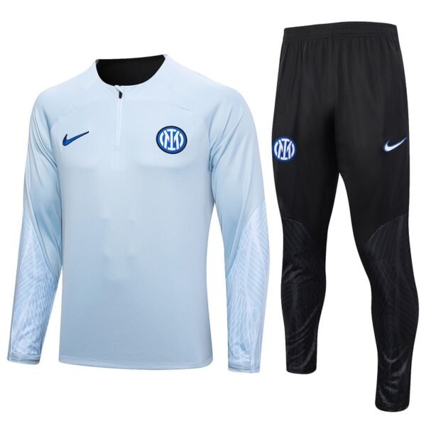 B682 2324 half zipper Inter milan Grey  S-XXL