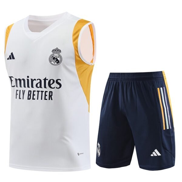 2324 Real Madrid white Vest S-2XL