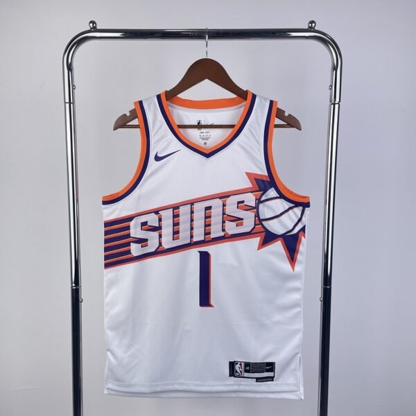 2023 Booker#1 Phoenix Suns NBA white home S-XXL
