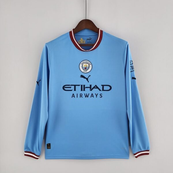 22?Q23 long sleeve Manchester City home S-XXL