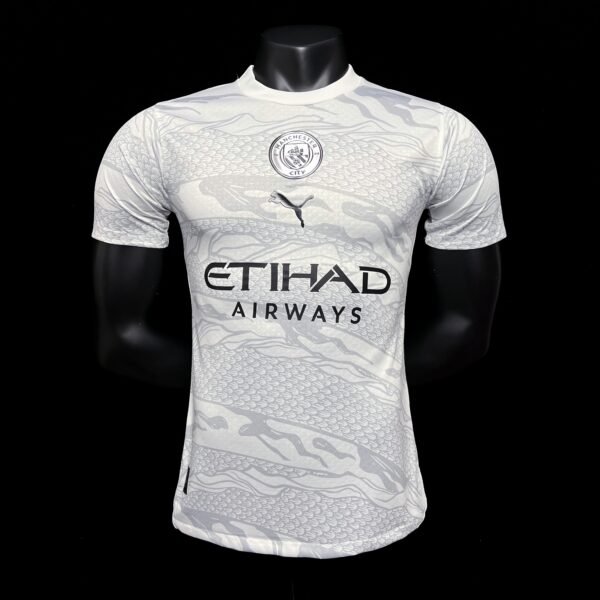 2425 Manchester city white Chinese dragon Player Version S-2XL