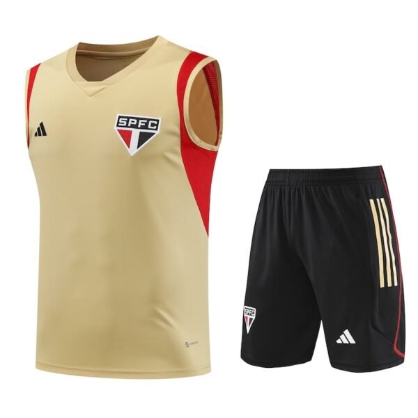 2324 Sao Paulo red  training suit mud yellow S-XXL